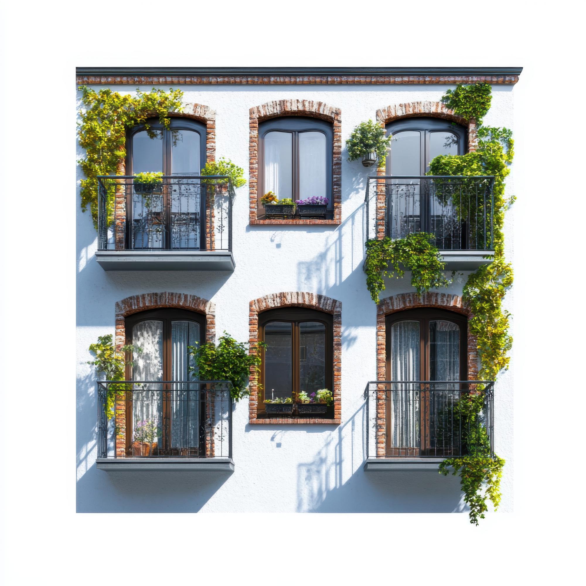 fațadă de bloc renovată